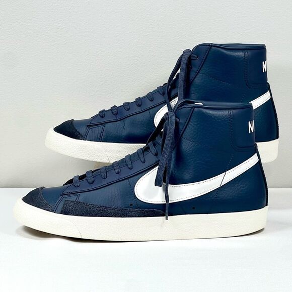 Nike Blazer Mid '77 Vintage Thunder Blue Sneakers Men's Size 11.5 - Picture 3 of 9